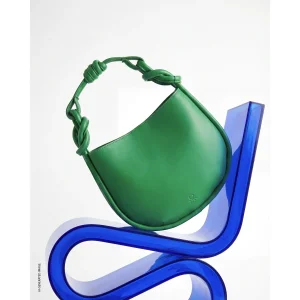 Mini bolsa hobo verde