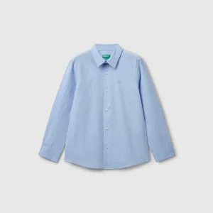 Camisa clássica em algodão puro