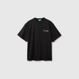 T-shirt relaxed fit com estampa