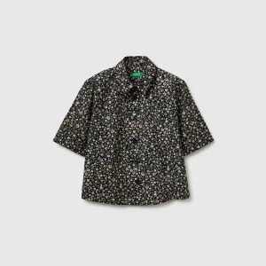 Camisa padrão de manga curta