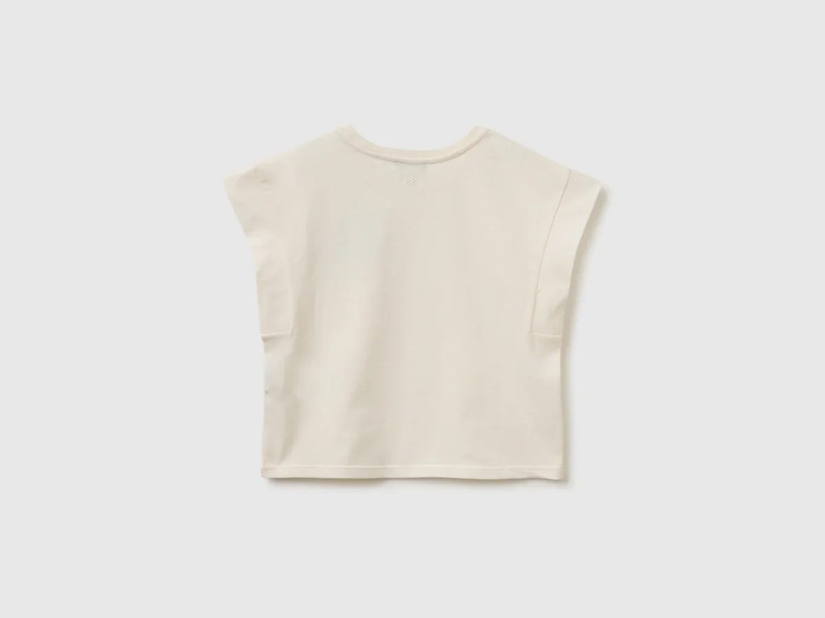 T-shirt sem mangas com bordado - Image 3