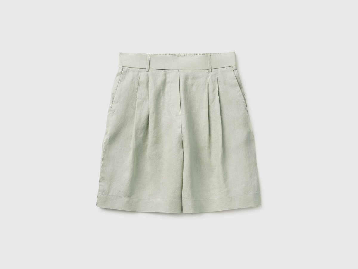 Bermudas em linho puro - Image 2