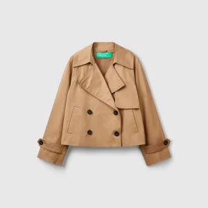 Trench coat cropped trespassado
