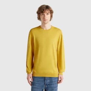 Camisola de gola redonda 100% algodão