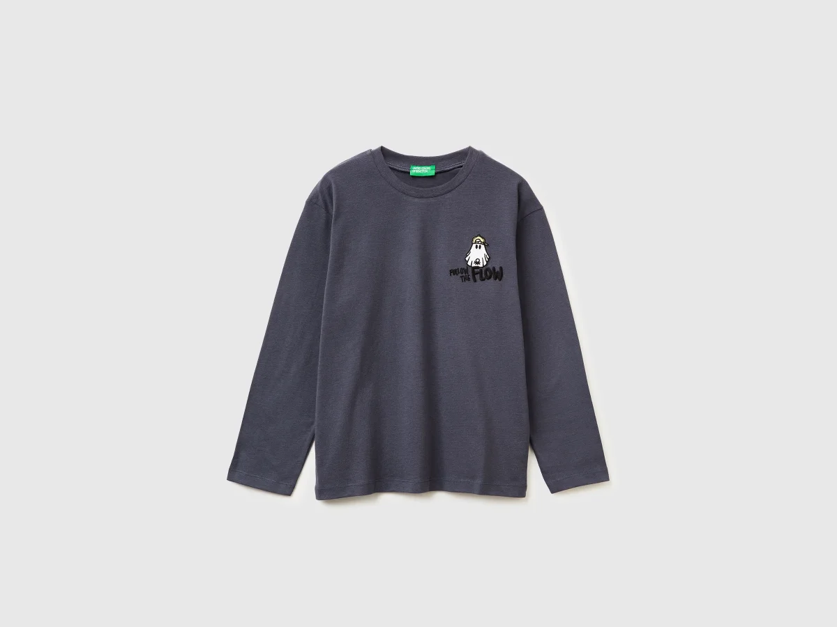 T-shirt em algodão quente com estampa - Image 2