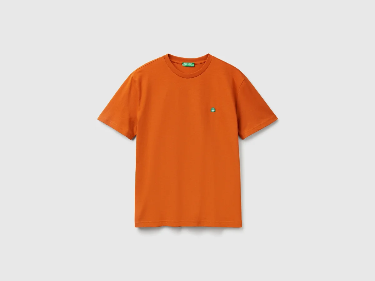 T-shirt básica de algodão - Image 5