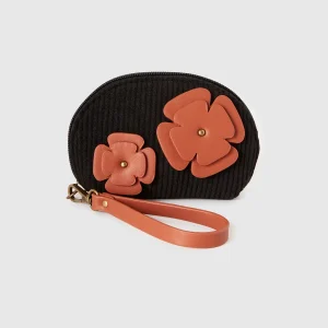 Porta-moedas de veludo